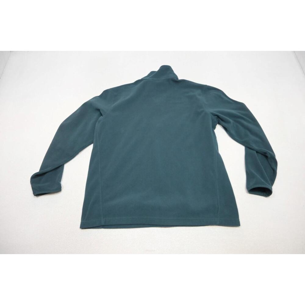 Eddie Bauer Camp Sweater 1/4 Zip Fleece Pullover Dark Teal Mens Size Large - Picture 9 of 9